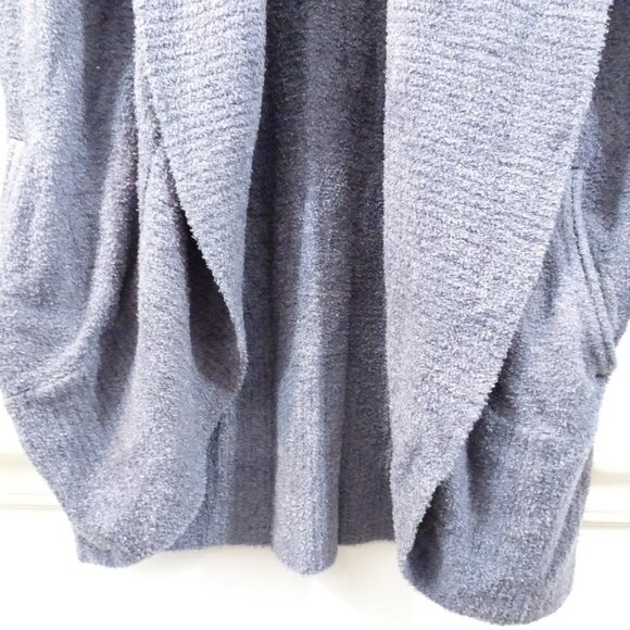 Barefoot Dreams Cozychic Lite Circle Cardigan Open Front Sweater Gray Size M - Picture 3 of 6